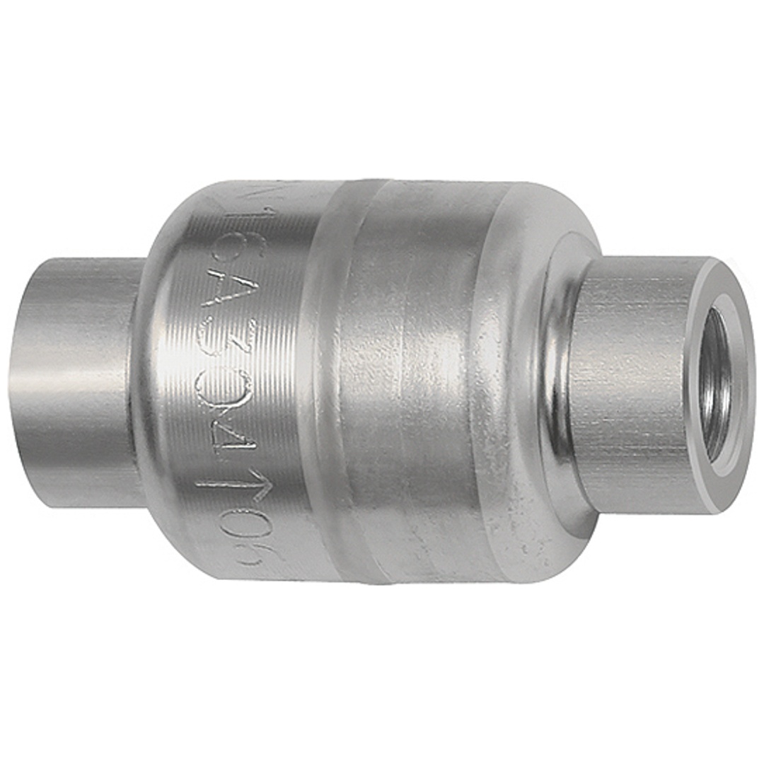 Riegler Rückschlagventil, leichte Bauweise, ES 1.4301, G 3/8, 0,03 bar