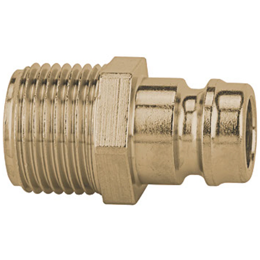 Riegler Temperier-Einstecknippel DN 9 mit AG, mit Absperrventil, G 3/8