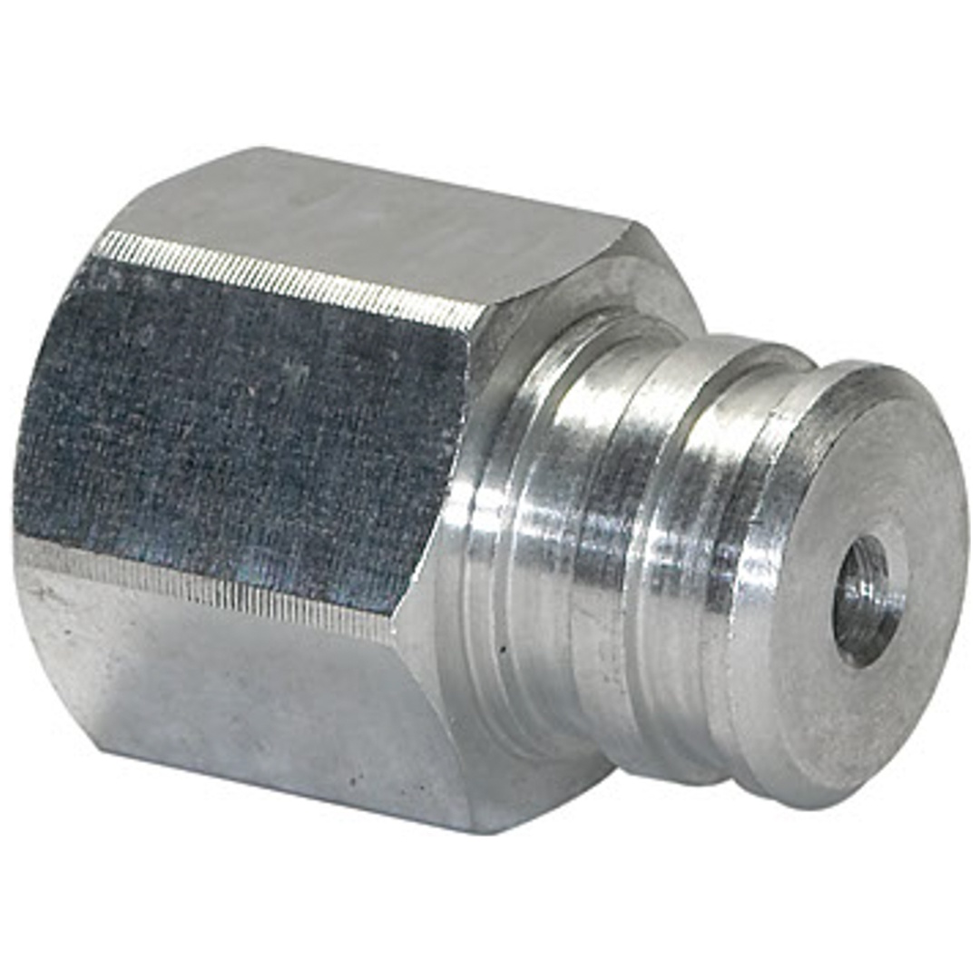 Riegler Anschlussnippel für Flachsauger, oval, SGO, G 1/4 IG Ø 45x15