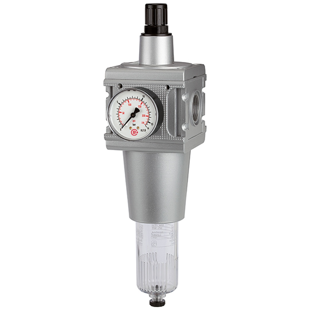 Riegler Filterregler multifix mitManometer BG5 0,5-10bar G1.