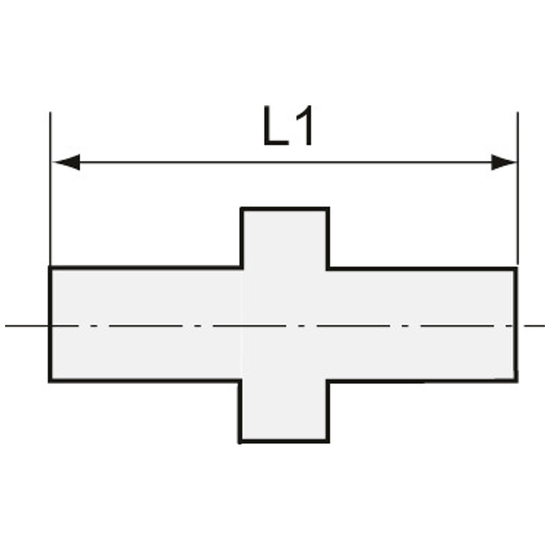 Riegler Doppelgewindenippel red., G 2, G 1, AG, SW 61, ES 1.4408