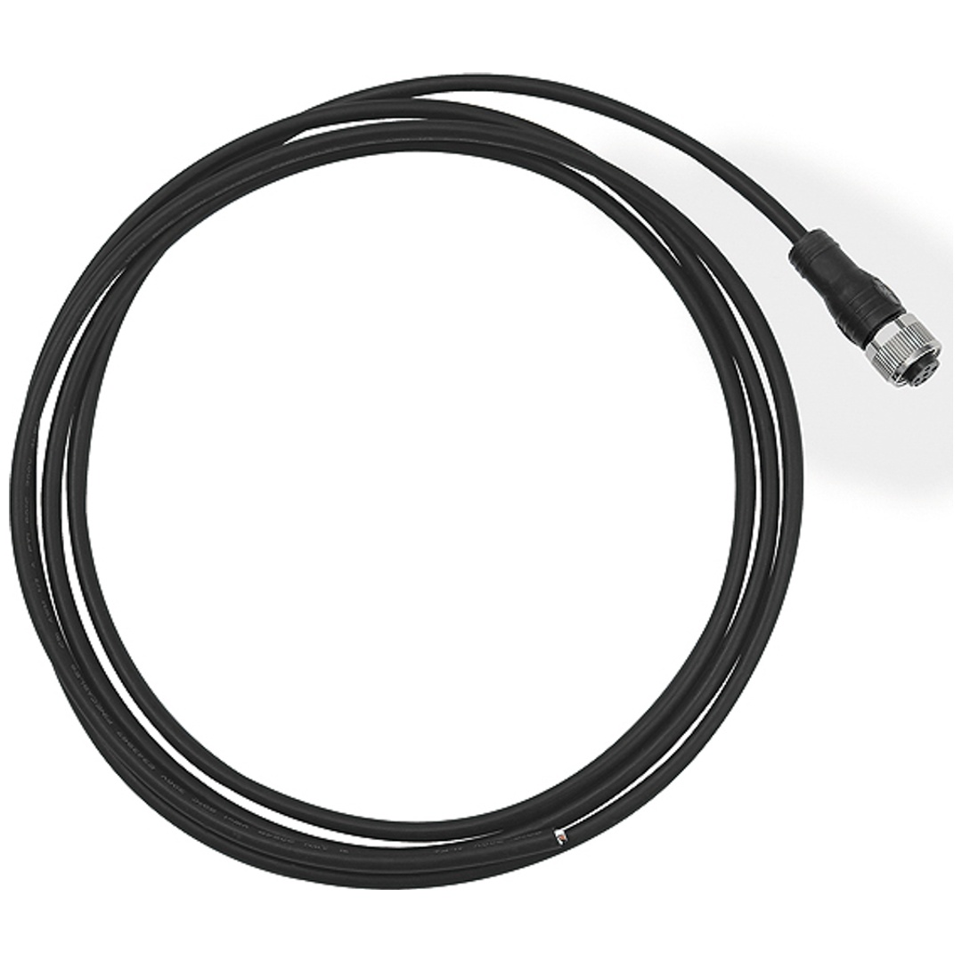 Riegler Anschlussstecker Winkelform, 4-polig, mit PUR-Kabel 5 m