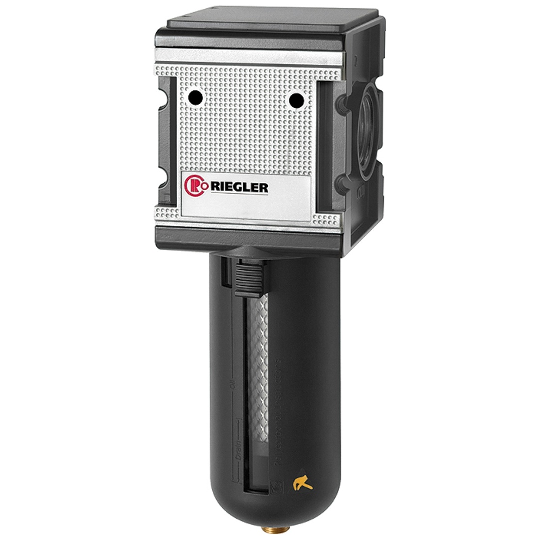 Riegler Aktivkohlefilter »multifix«, PC-Behälter, Schutzkorb, BG 4, G 1