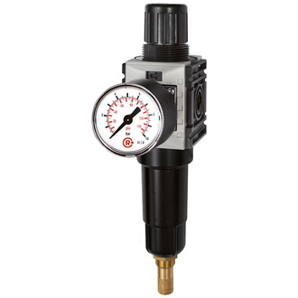 Riegler Filterregler »FUTURA-mini« Metallbeh., Std.mano, VA, G 1/4, 0,1-4