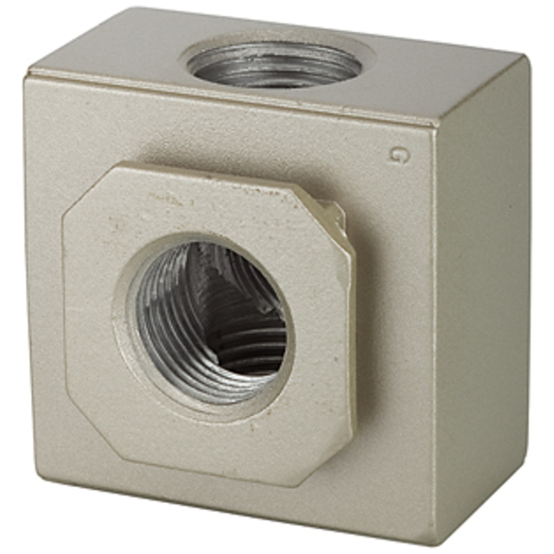 Riegler Verteiler »G«, mit 2 Abgängen, BG 400, G 1/2, PE 0 - 9 bar