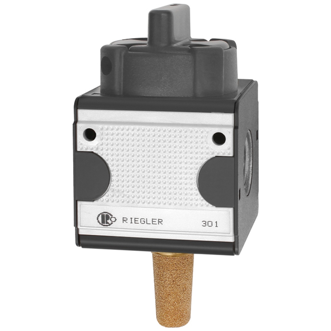Riegler Kugelhahn 3/2-Wege »multifix«, abschließbar, BG 3, G 3/4