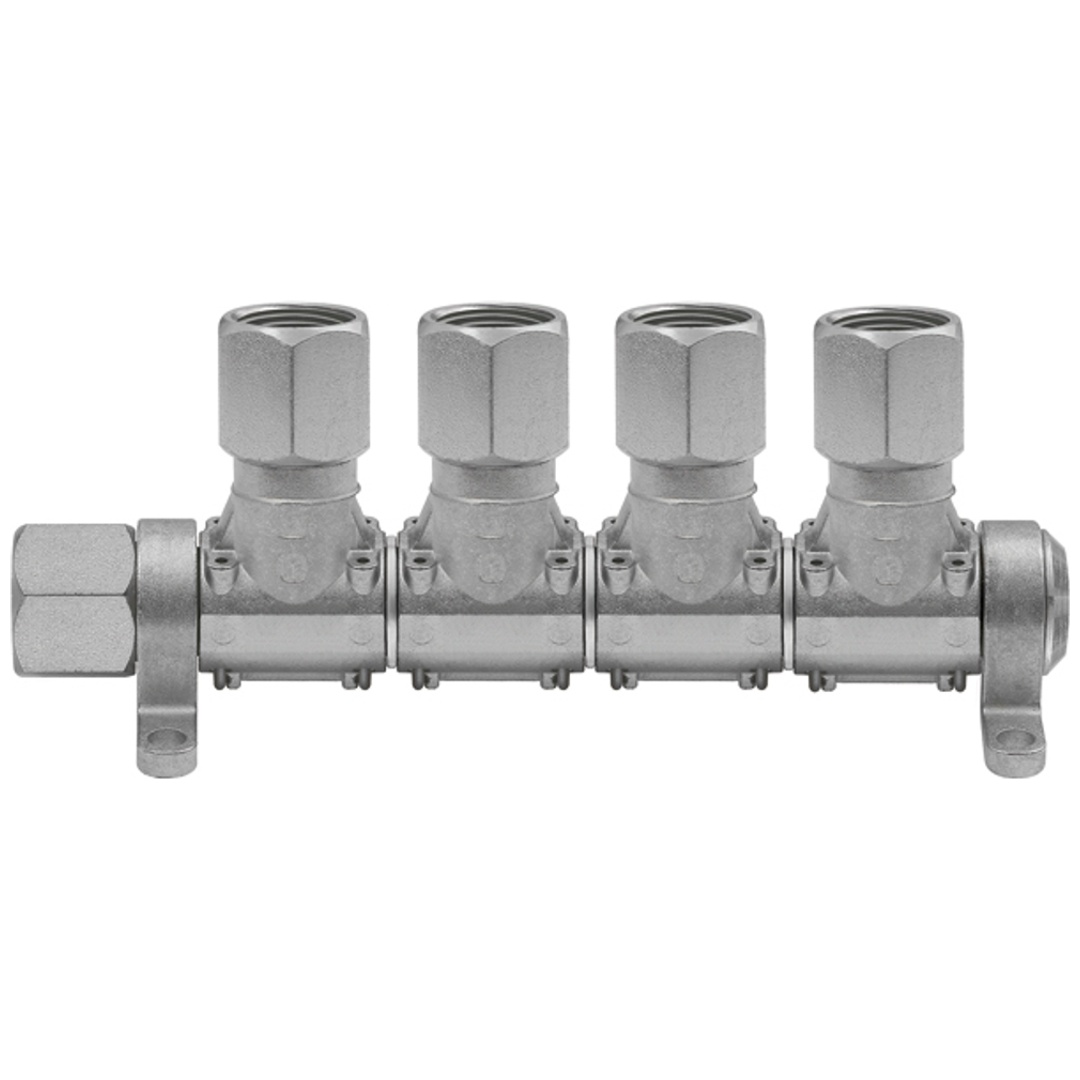 Riegler Druckluftverteiler »Multi-Link«, ohne Kupplung, Entnahmeeinheit 4