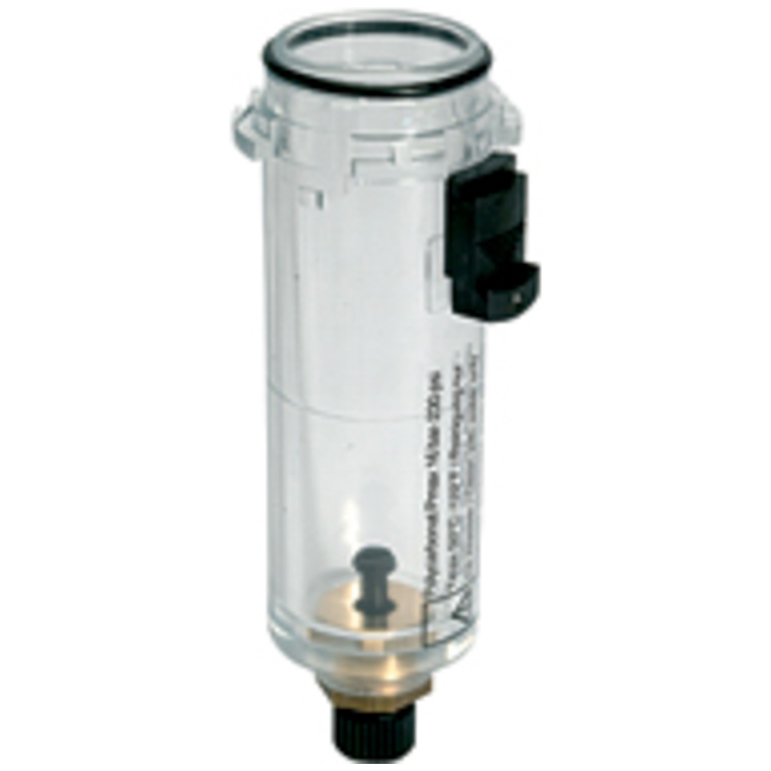 Riegler Polycarbonatbehälter mit Handablassventil, BG 2
