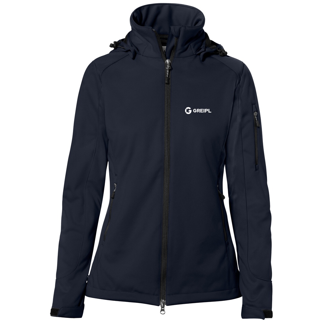 HAKRO Softshelljacke #248 260g/qn Gr. M tinte mit GREIPL Brustlogo