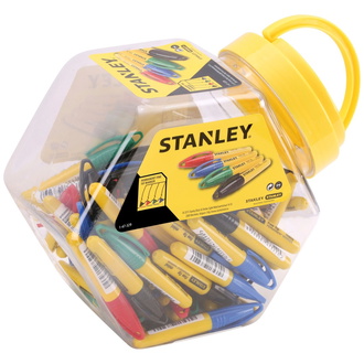 Stanley Permanentmarker farbig 72 Stk.