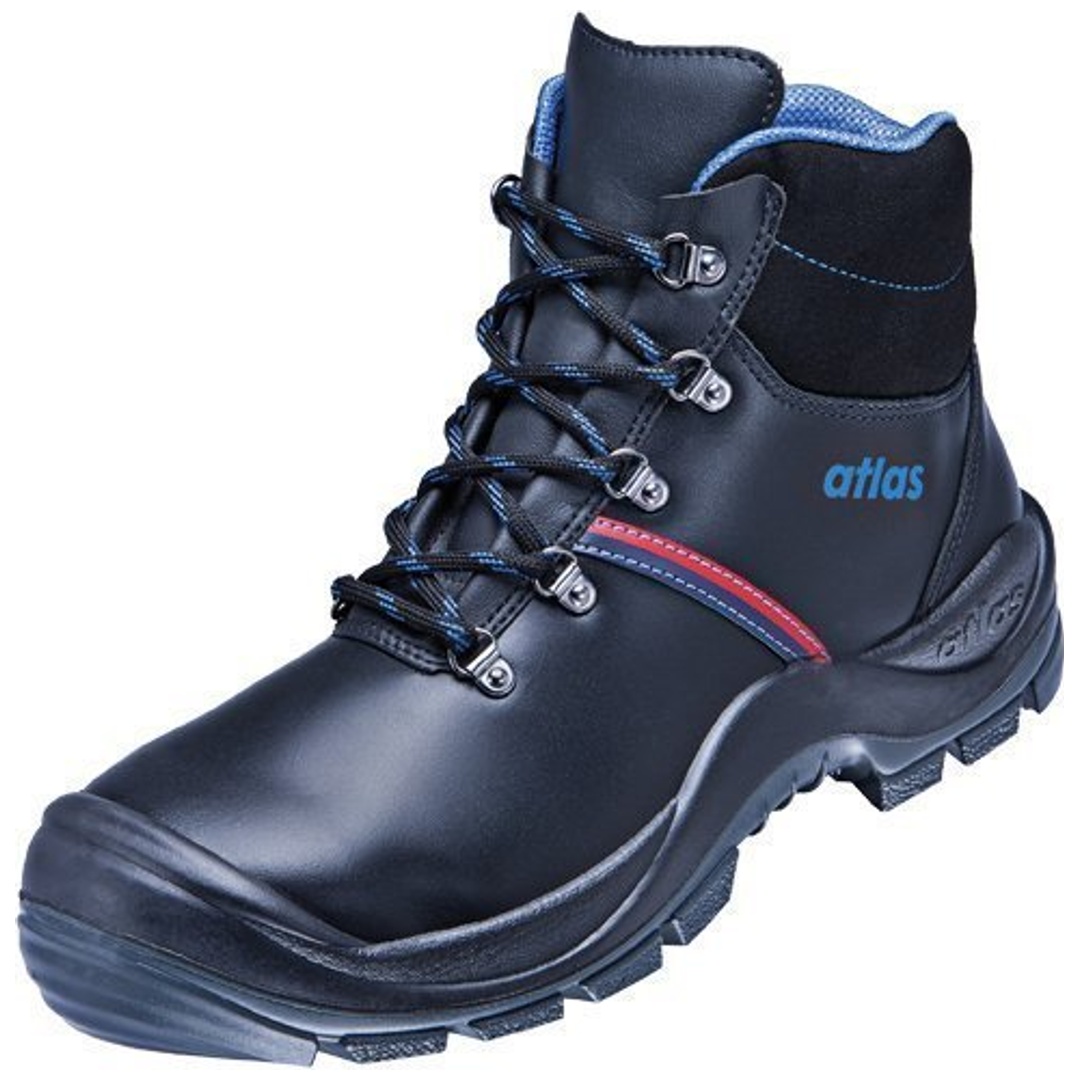 Atlas Sicherheitsstiefel Anatomic Bau 500 S3 SRC DGUV W10 Gr. 44 schwarz
