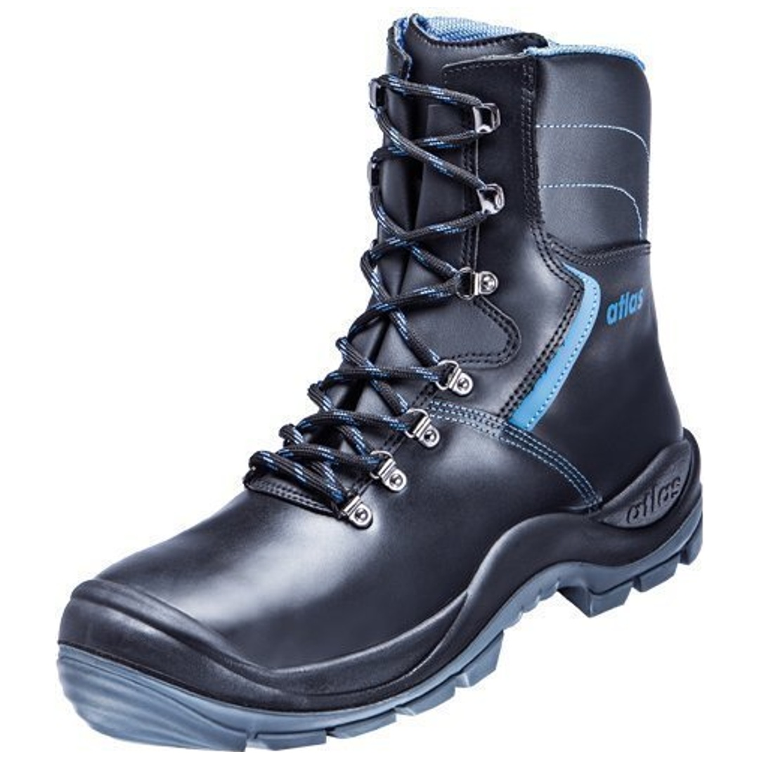 Atlas Sicherheitsstiefel DUO SOFT 905 S3 SRC HI HRO DGUV Gr. 42 schwarz/royalblau
