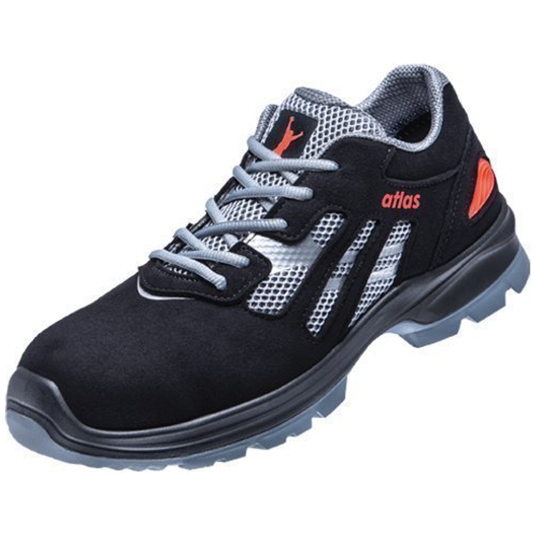 Atlas Sicherheitshalbschuh ERGO-MED 2000 S1 ESD SRC DGUV W13 Gr. 41 schwarz/grau