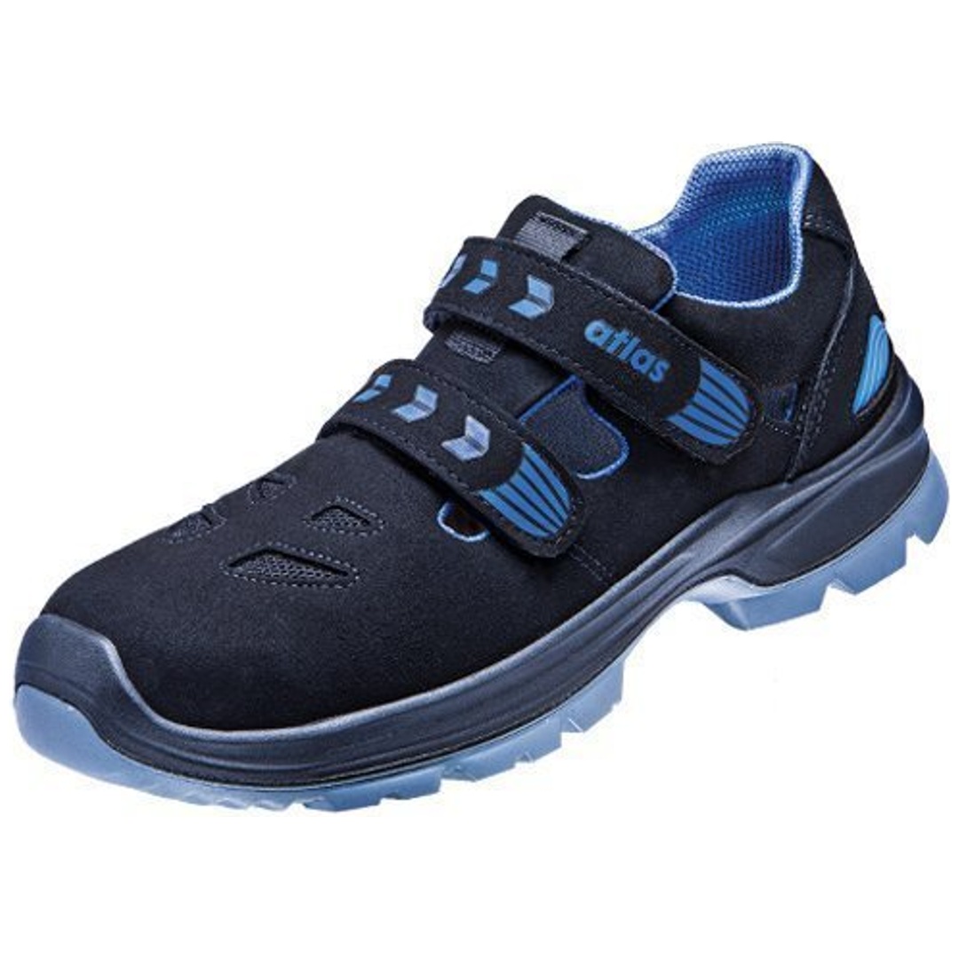 Atlas Sicherheitssandale Ergo-Med 360 S1 ESD SRC DGUV W12 Gr. 46 schwarz/royalblau