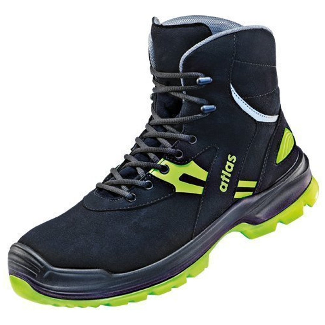 Atlas Sicherheitsstiefel FLASH 8265 XP S3 ESD SRC DGUV Gr. 47 schwarz/neon-gelb