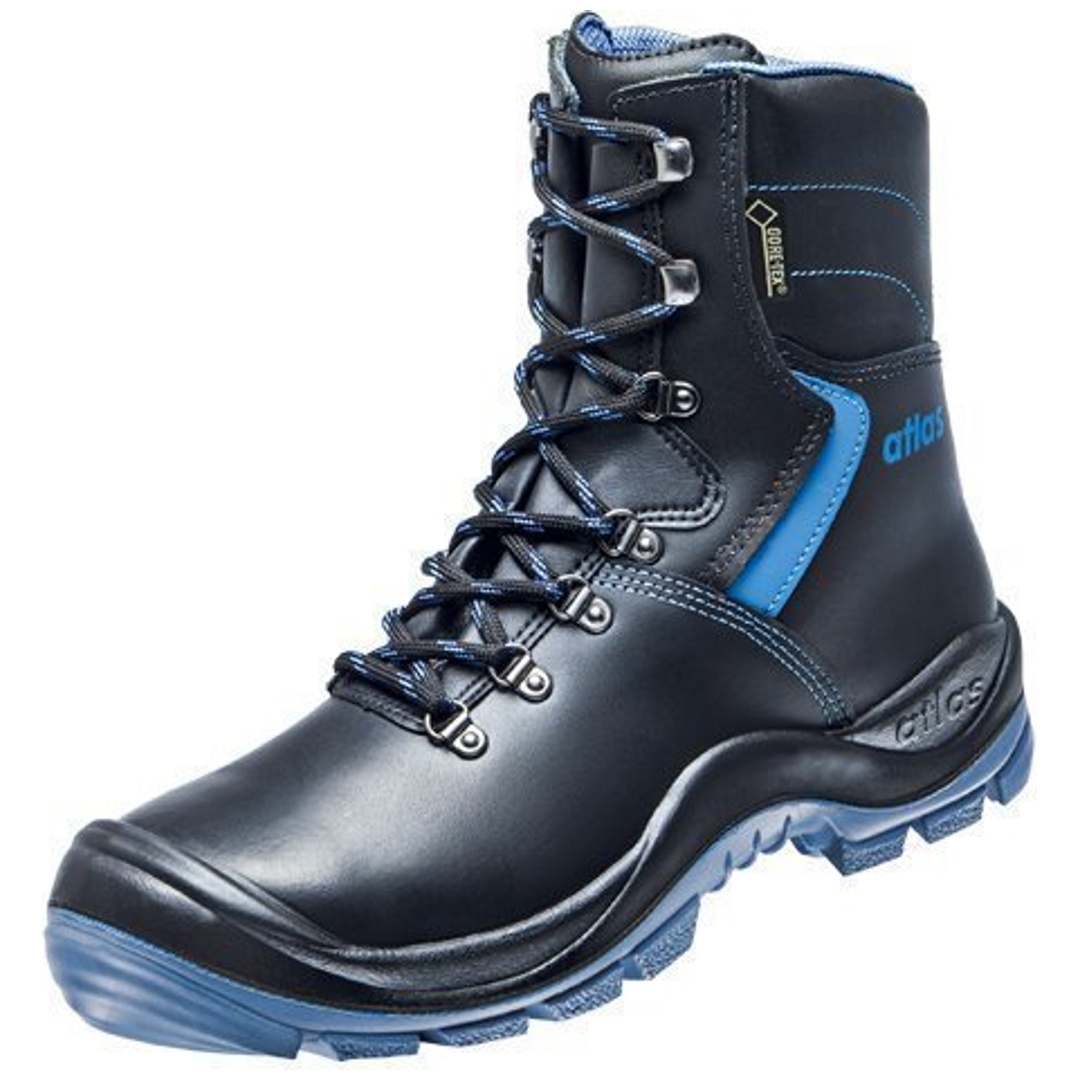 Atlas Sicherheitsstiefel GTX 935 Gore-Tex S3 SRC DGUV W 12 Gr.45 schwarz/blau