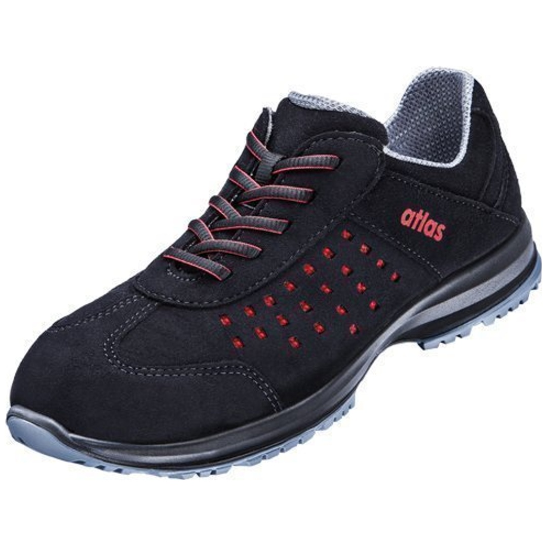 Atlas Sicherheitshalbschuh Damen GX 133 S1 ESD SRC DGUV Gr. 38 schwarz/rot