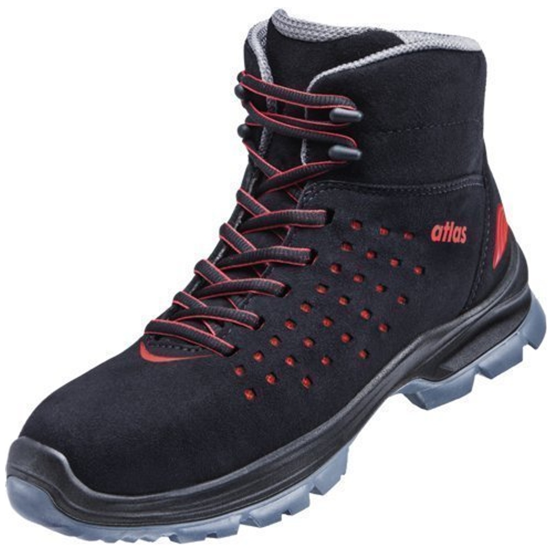 Atlas Sicherheitsstiefel SL 32 2.0 red S1 ESD SRC DGUV Gr.41 schwarz/rot