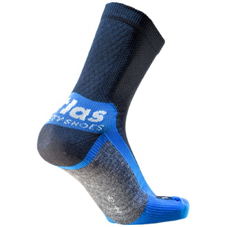 Atlas Socke Performance Workwear Gr. 42-44 blau / schwarz