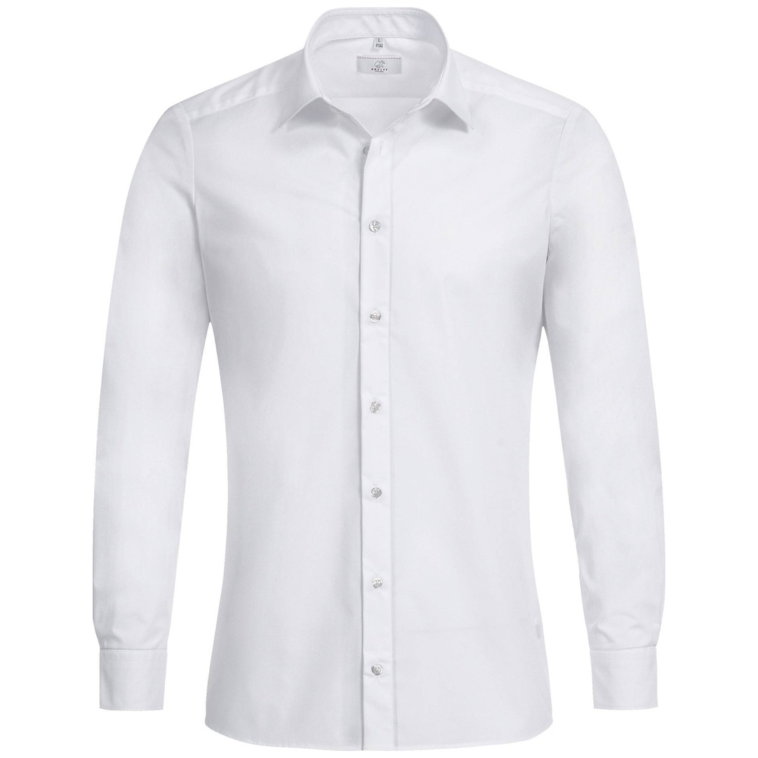 GREIFF Herren Hemd 1/1 SF Basic 6720-1120-90 Gr. 35/36 weiß