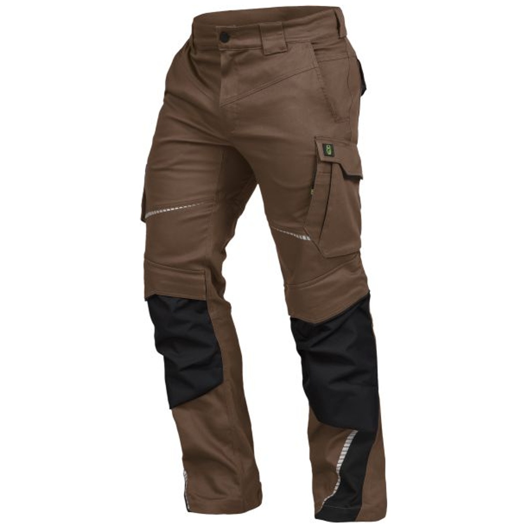 Leibwächter Bundhose Flex-Line Herren FLEXH Gr. 70 haselnuss/schwarz