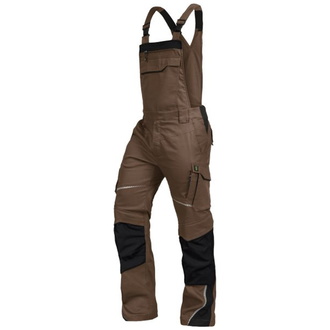 Leibwächter Latzhose Flex-Line FLEXL29 Gr. 44 haselnuss/schwarz