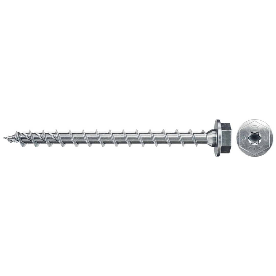 Fischer Holzbauschraube PowerFast II, HWTF BC II, 10,0x120 6kant TX blvz 50