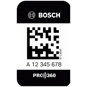 Bosch Service-Box ID Label Large 100