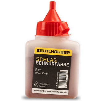 Beutlhauser Farbpulverflasche 100g Rot