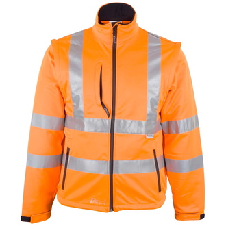 Prevent Softshell-Warnschutzjacke 8060 Gr. S leuchtorange