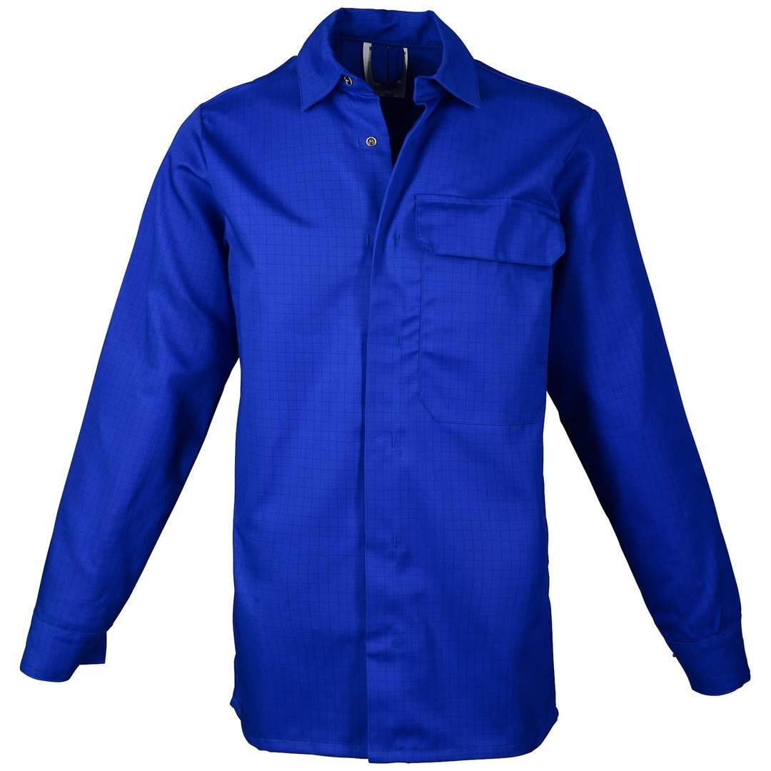 Asatex Flammschutz-Hemd DALEHE01 Gr. 39 blau