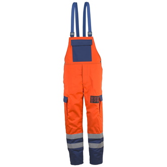 Asatex Multinorm-Wetterschutz-Latzhose FLWELH82OE Gr. XL orange/blau