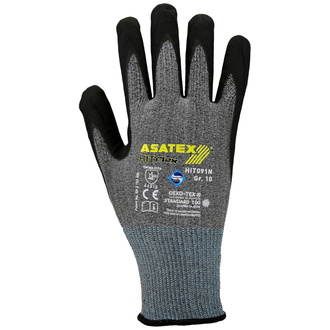 Asatex Feinstrickhandschuh HIT091N genoppt Gr. 7 grau