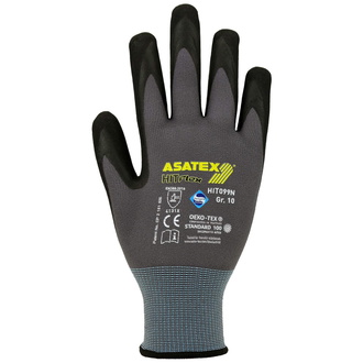 Asatex Feinstrickhandschuh HIT099N genoppt Gr. 7 grau