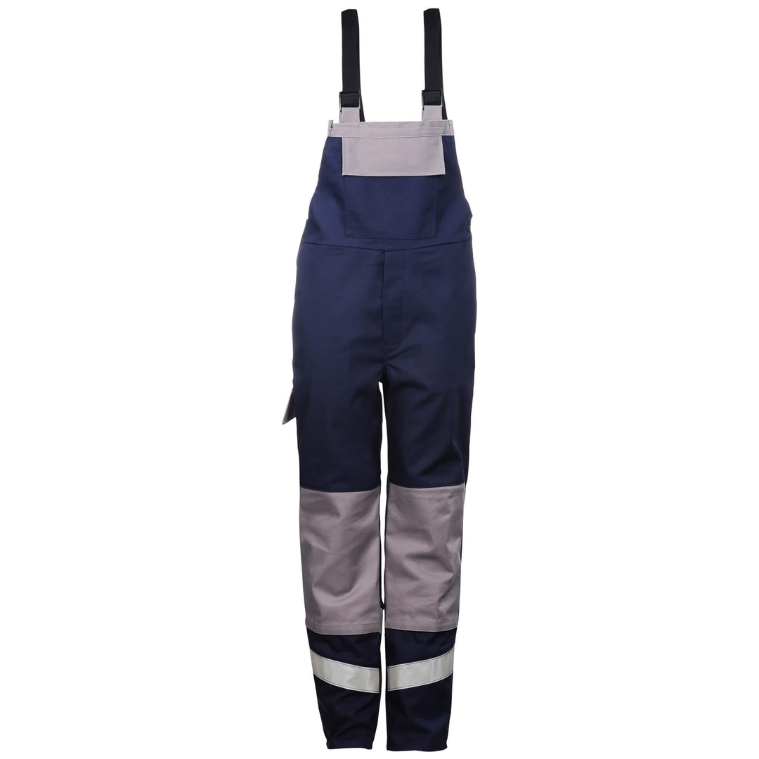 Asatex Multinorm Latzhose MU1LH23MK Gr. 54 blau/grau