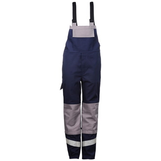 Asatex Multinorm Latzhose MU1LH23MK Gr. 46 blau/grau