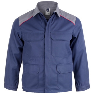 Asatex Multinorm-Jacke MUSAJA02 Gr. 40 blau/grau