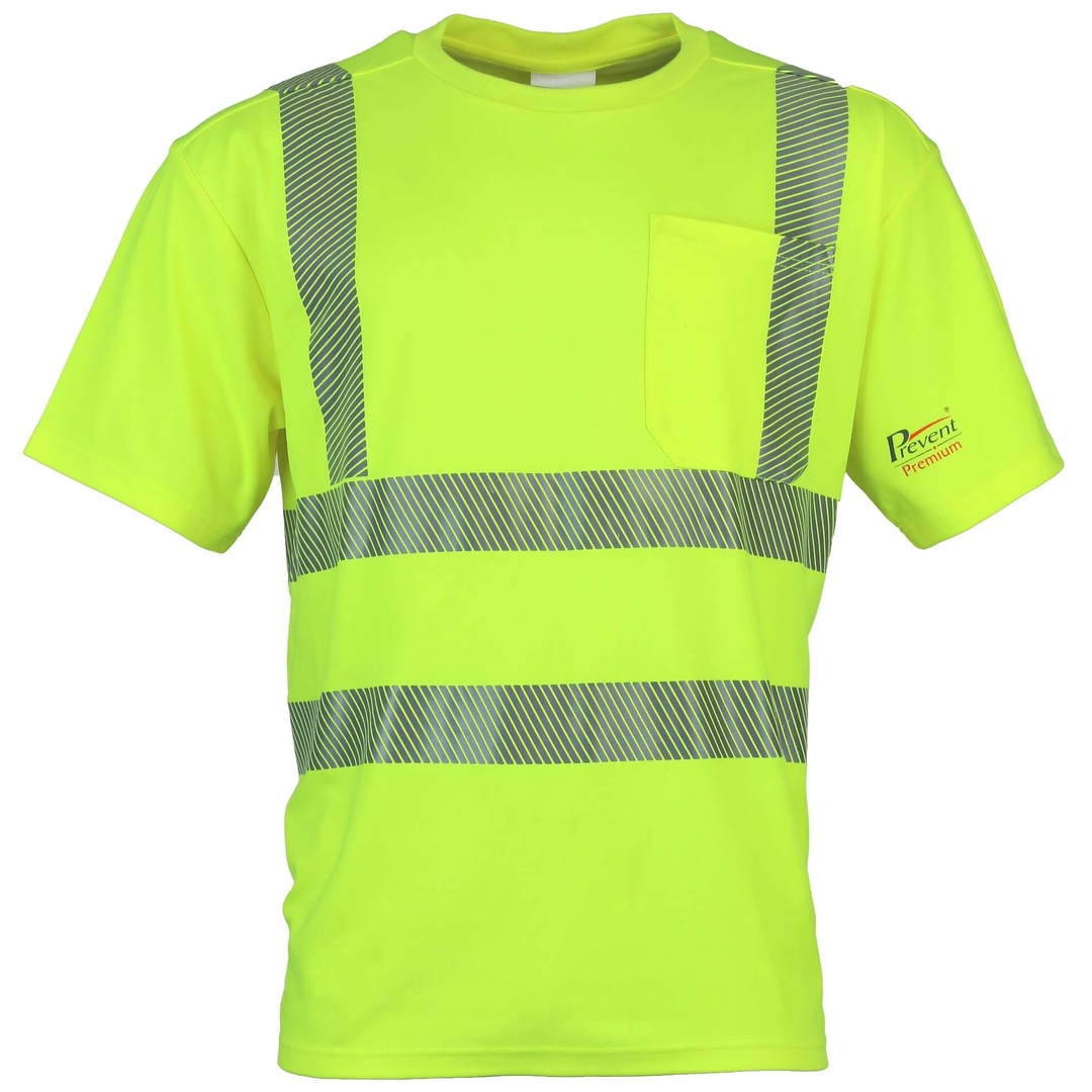 Asatex PREVENT Premium Warnschutz-T-Shirt PTW-SHIRT Gr. 5XL leuchtgelb
