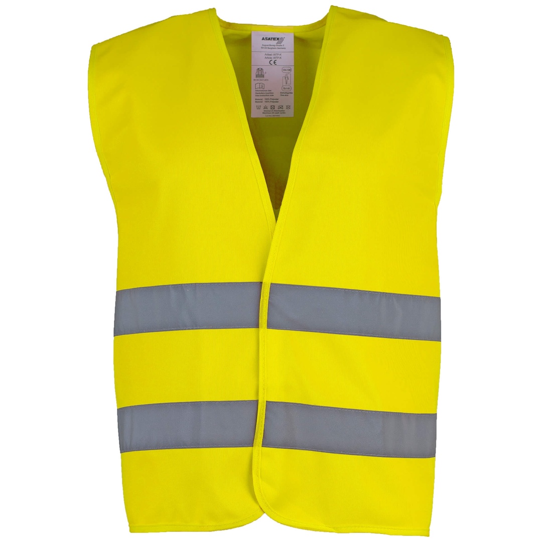 Asatex Warnweste WTGP-K Gr. L/XL neongelb