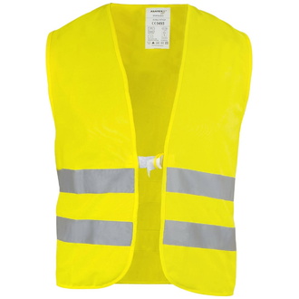 Asatex Warnweste neongelb, 100% Polyester, Farbe: neongelb