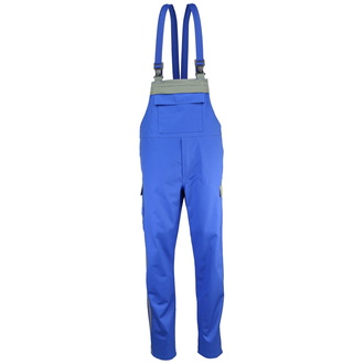 Asatex Multinorm Latzhose XALH130 Gr. 98 S blau/grau