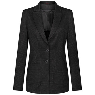 GREIFF Damen-Longblazer 1449-2120 Gr. 38 glencheck anthrazit