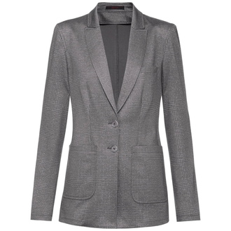 GREIFF Damen-Jerseylangblazer RF 1449-2150-16 Gr. 48 hellgrau