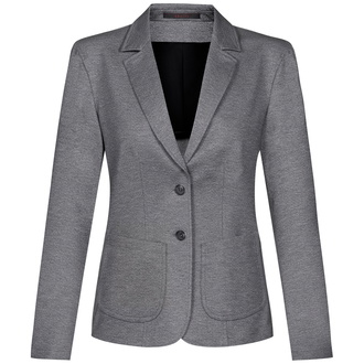 Greiff Damen-Jersey Blazer RF 1460-2155-16 Gr. 52 hellgrau meliert