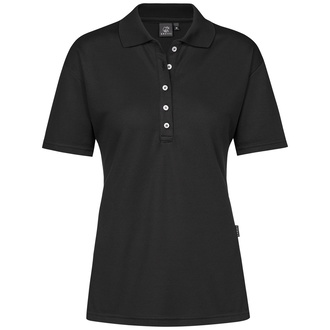 Greiff Damen-Poloshirt 35000-2145-10 Gr. XS schwarz