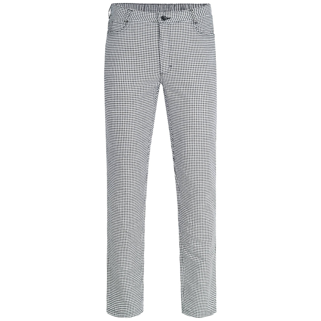 GREIFF Herren Hose Regular Fit 5321-1850-18 Gr. 44 schwarz/weiß
