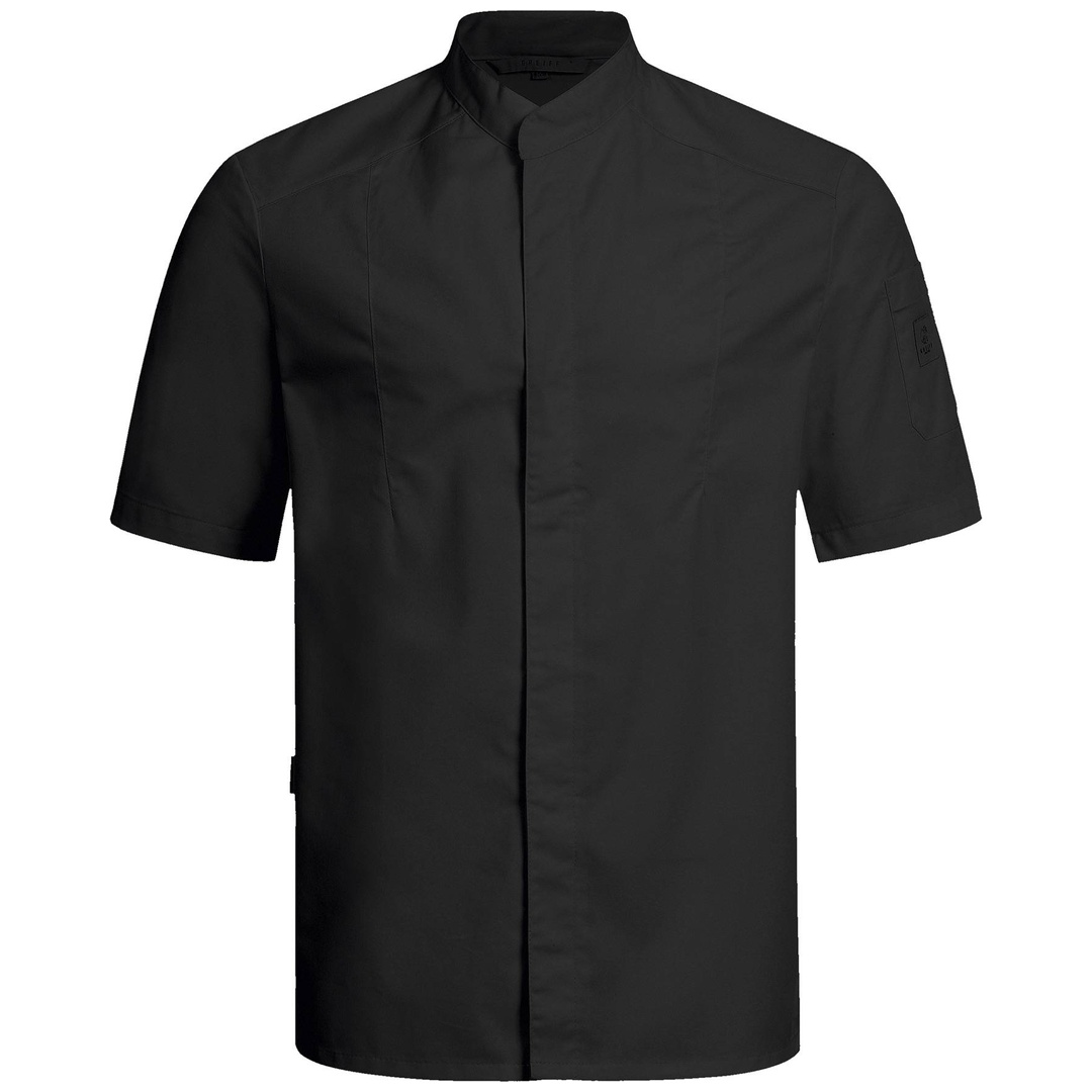 GREIFF Herren Kochjacke RF Cuisine Premium 1/2 Arm 5573-6220 Gr. XL schwarz