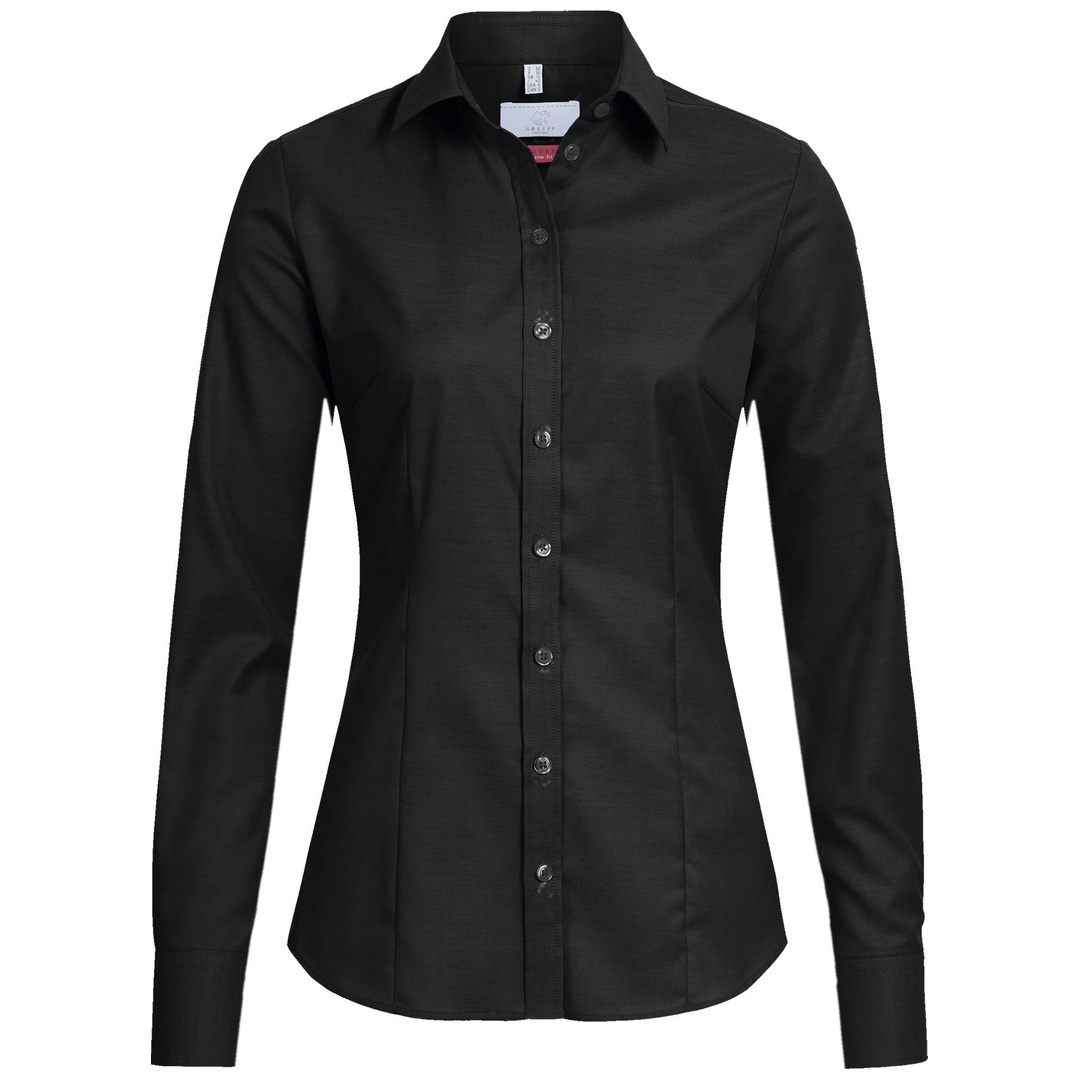Greiff Damen-Bluse Modern Fit 1/1 SF 6519-1770 Gr. 36 schwarz