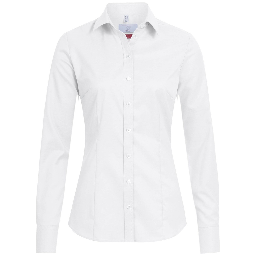 Greiff Damen-Bluse Modern Fit 1/1 SF 6519-1770 Gr. 40 weiß