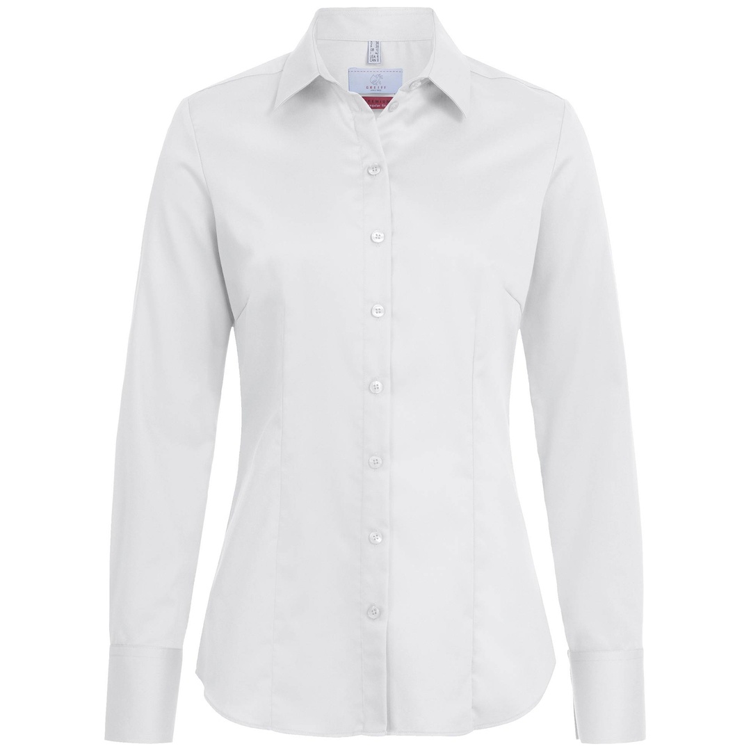 Greiff Damen-Bluse 1/1 RF Premium 6562-1200-90 Gr. 44 weiß